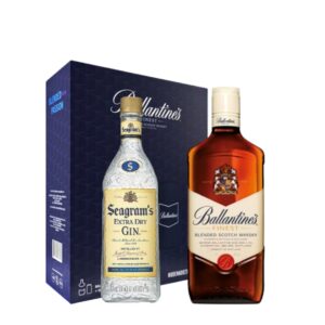 PACK BALLANTINES 700ML + GIN SEAGRAMS 750 ML